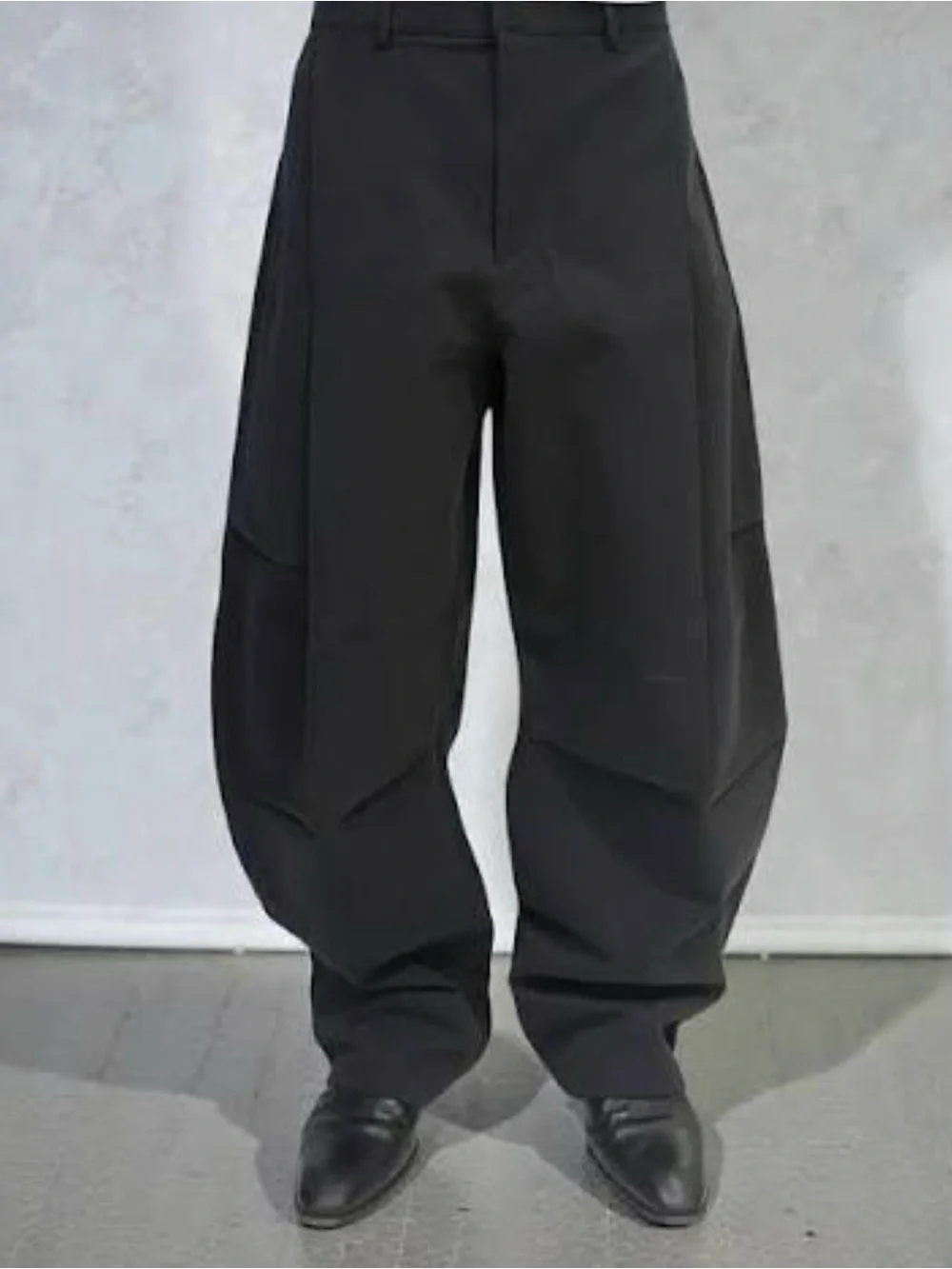 NWT The Jowa Brown Senne Double Pin Tuck Barrel Leg Pants Trousers Tailored NEW